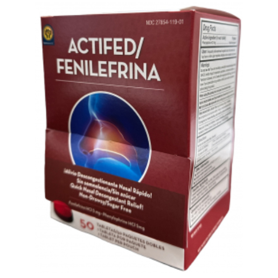 ACTIFED / FENILEFRINA   2CT TABLET
